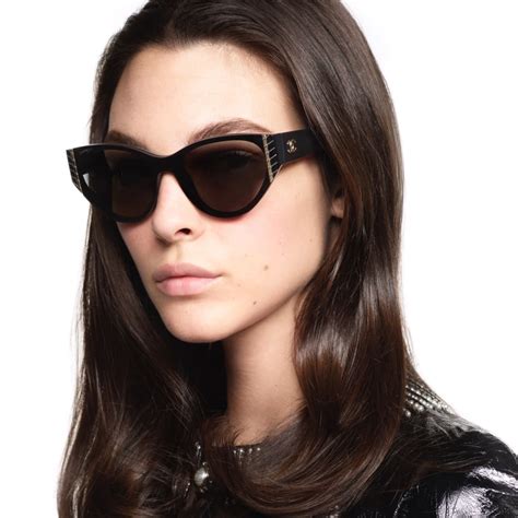 new chanel womens sunglasses|chanel sunglasses with clear sides.